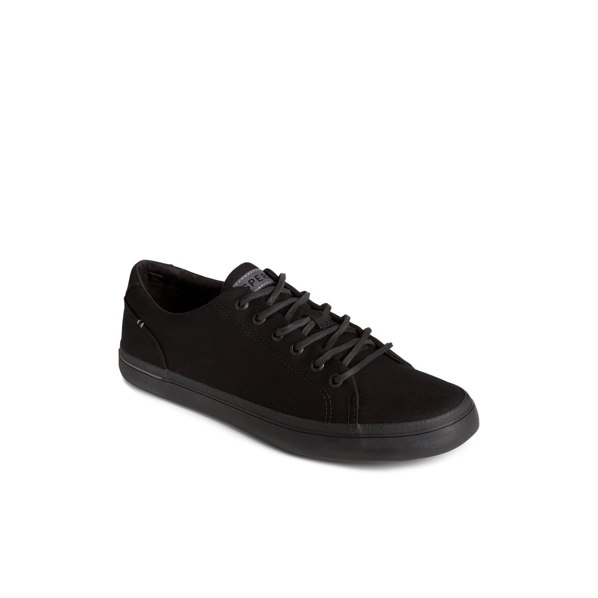 Sperry SeaCycled Striper II Textile Sneaker Black | CRFUBN-958