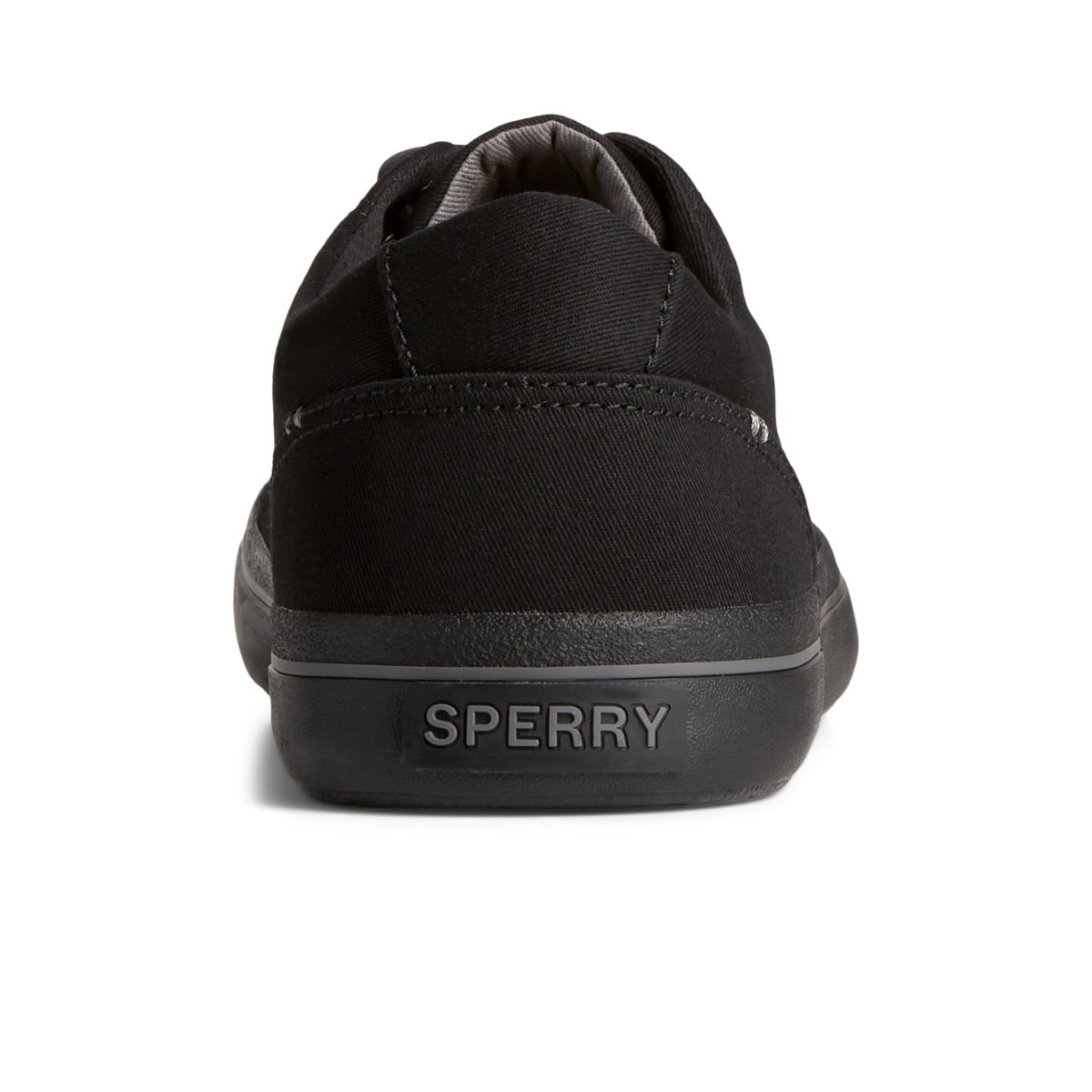 Sperry SeaCycled Striper II Textile Sneaker Black | CRFUBN-958