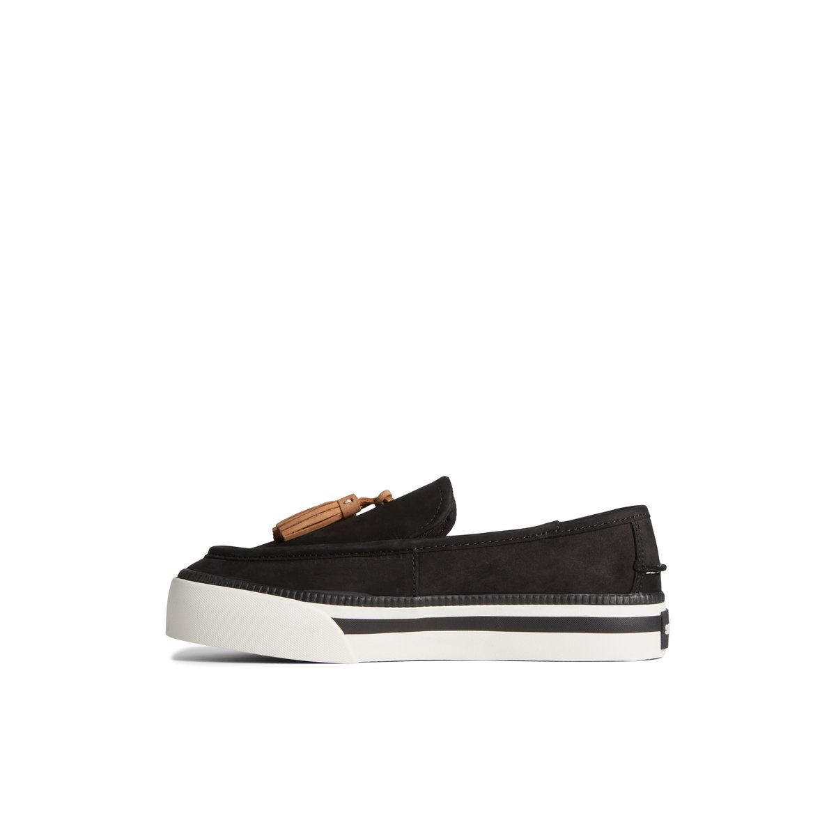 Sperry Sea Sailor Platform Sneaker Black | BGOYIJ-712