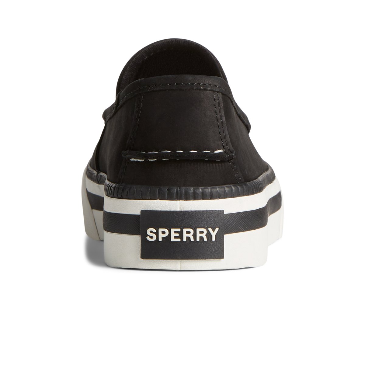 Sperry Sea Sailor Platform Sneaker Black | BGOYIJ-712