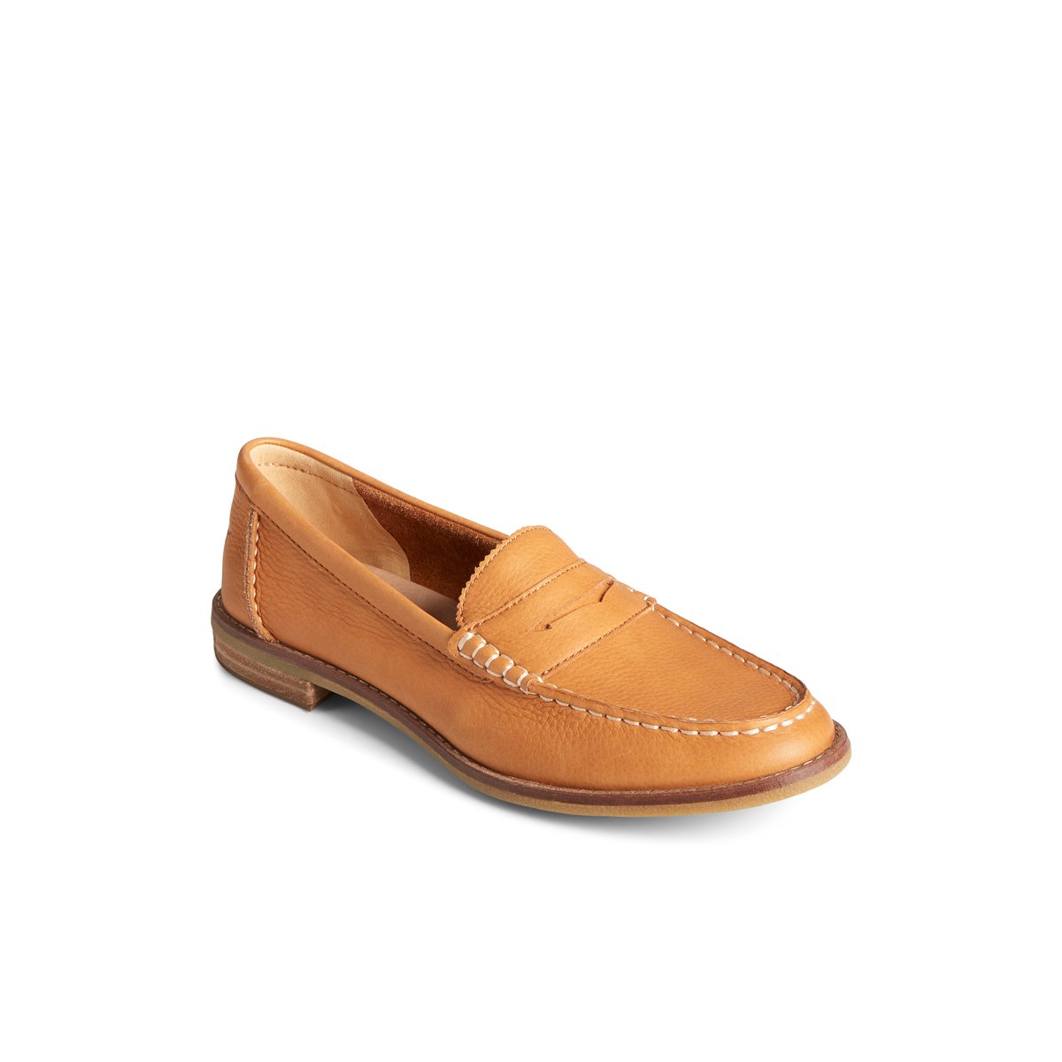 Sperry Seaport Penny Leather Loafer Beige | TNMOAF-356