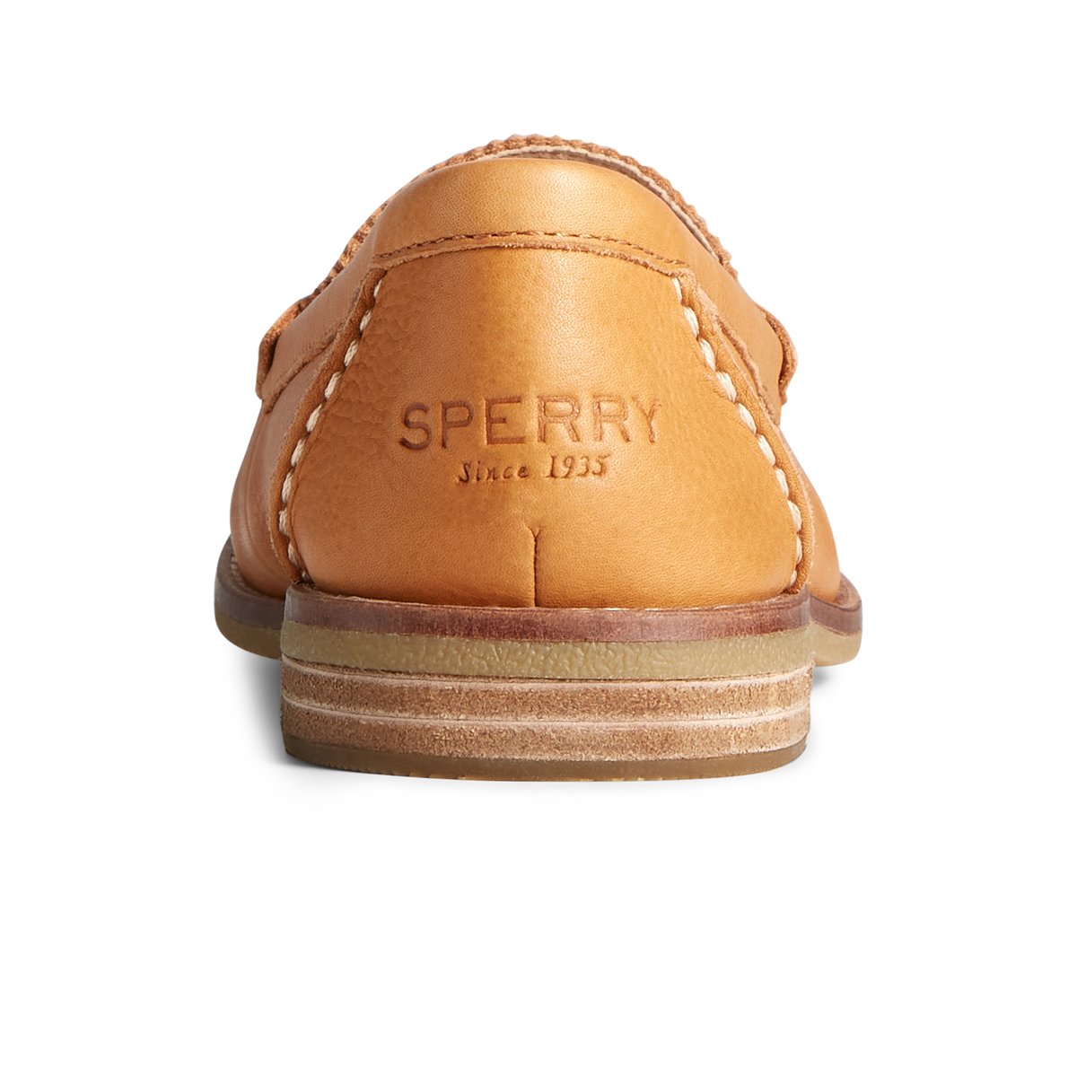 Sperry Seaport Penny Leather Loafer Beige | TNMOAF-356