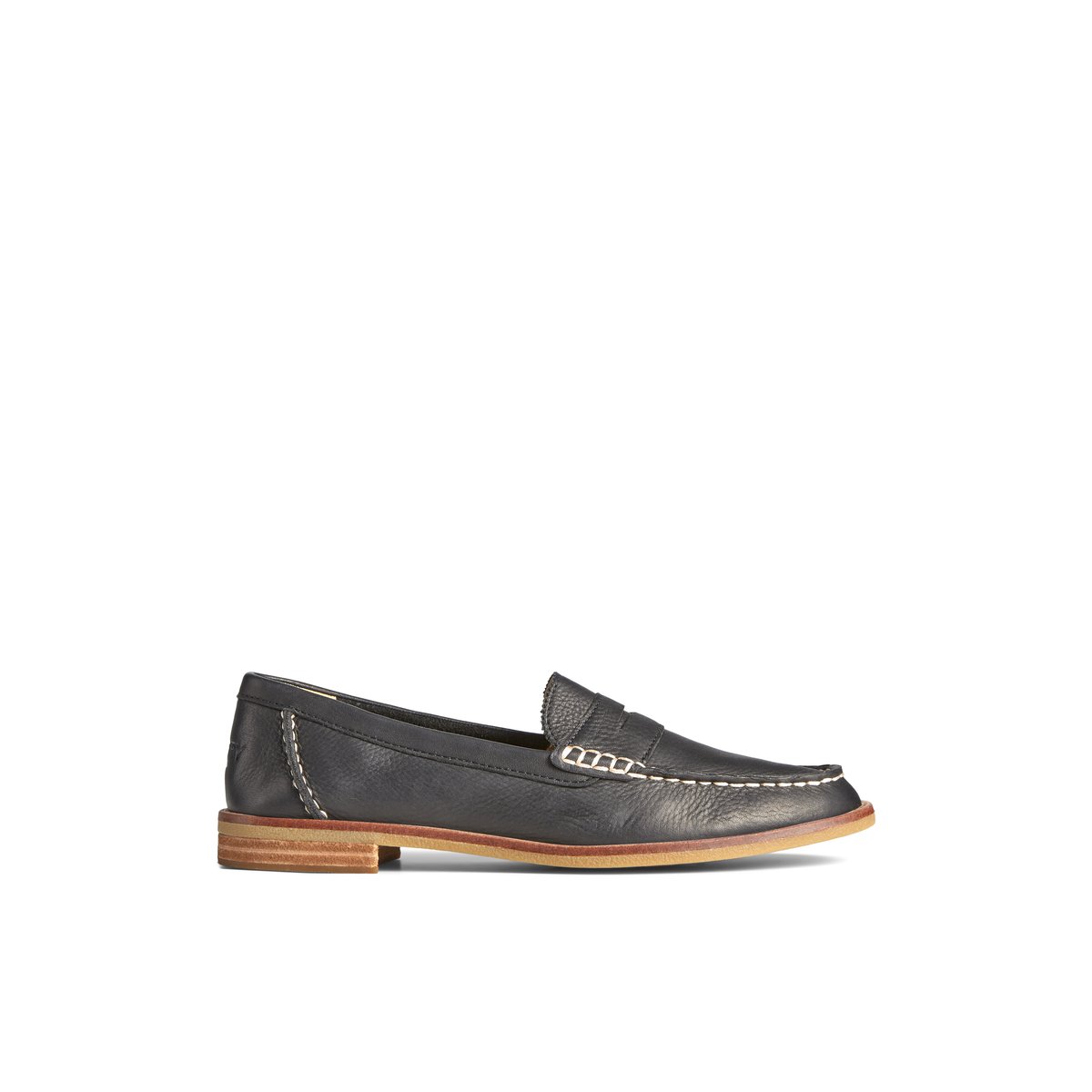 Sperry Seaport Penny Leather Loafer Black | RQIBKP-281