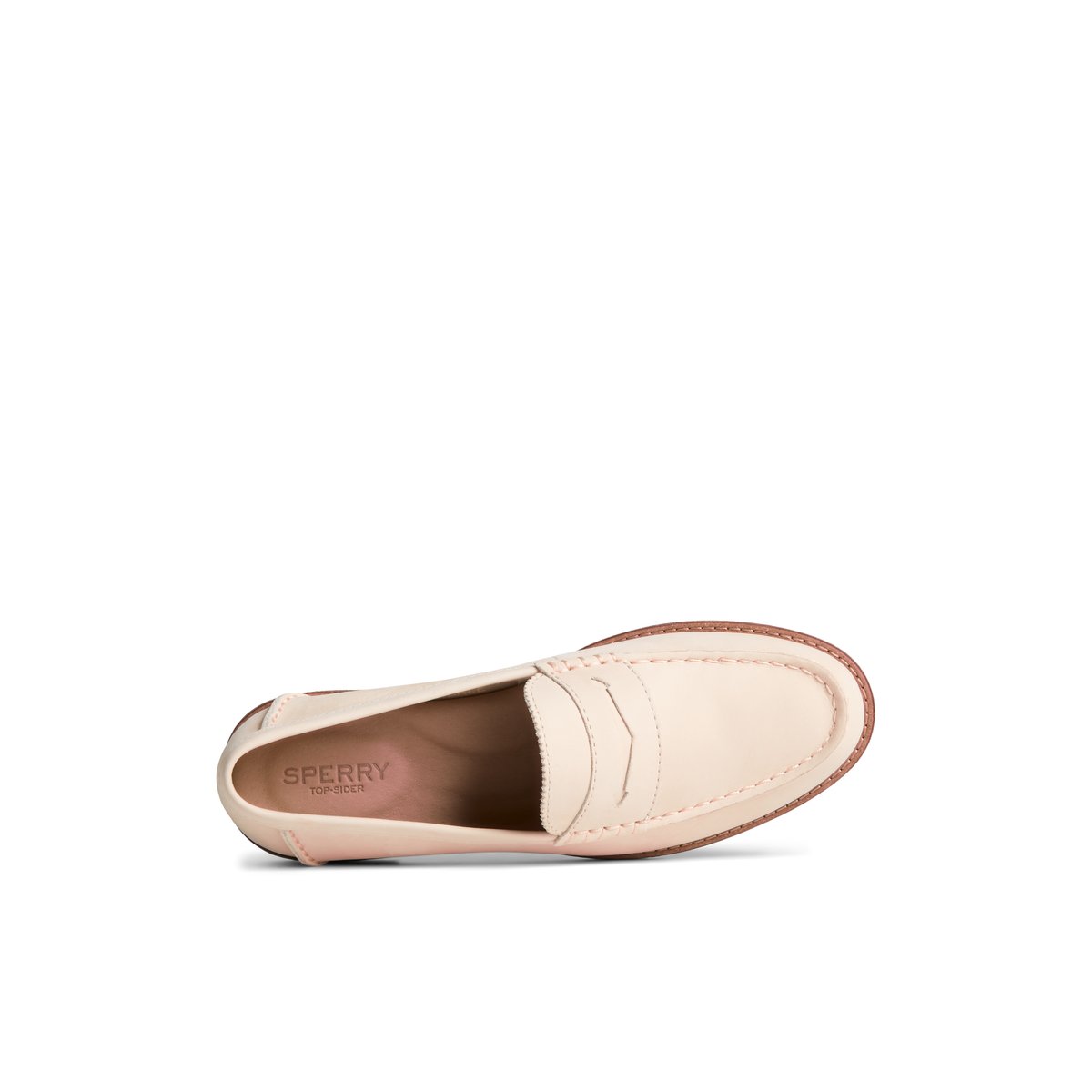 Sperry Seaport Penny Loafer Beige | KFGNQD-867