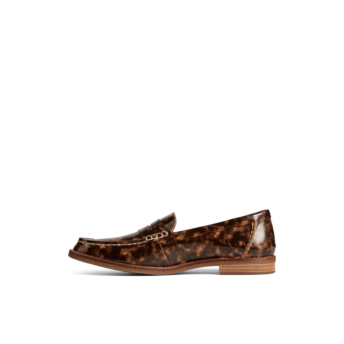 Sperry Seaport Penny Tortoise Leather Loafer Brown | EXINTD-639