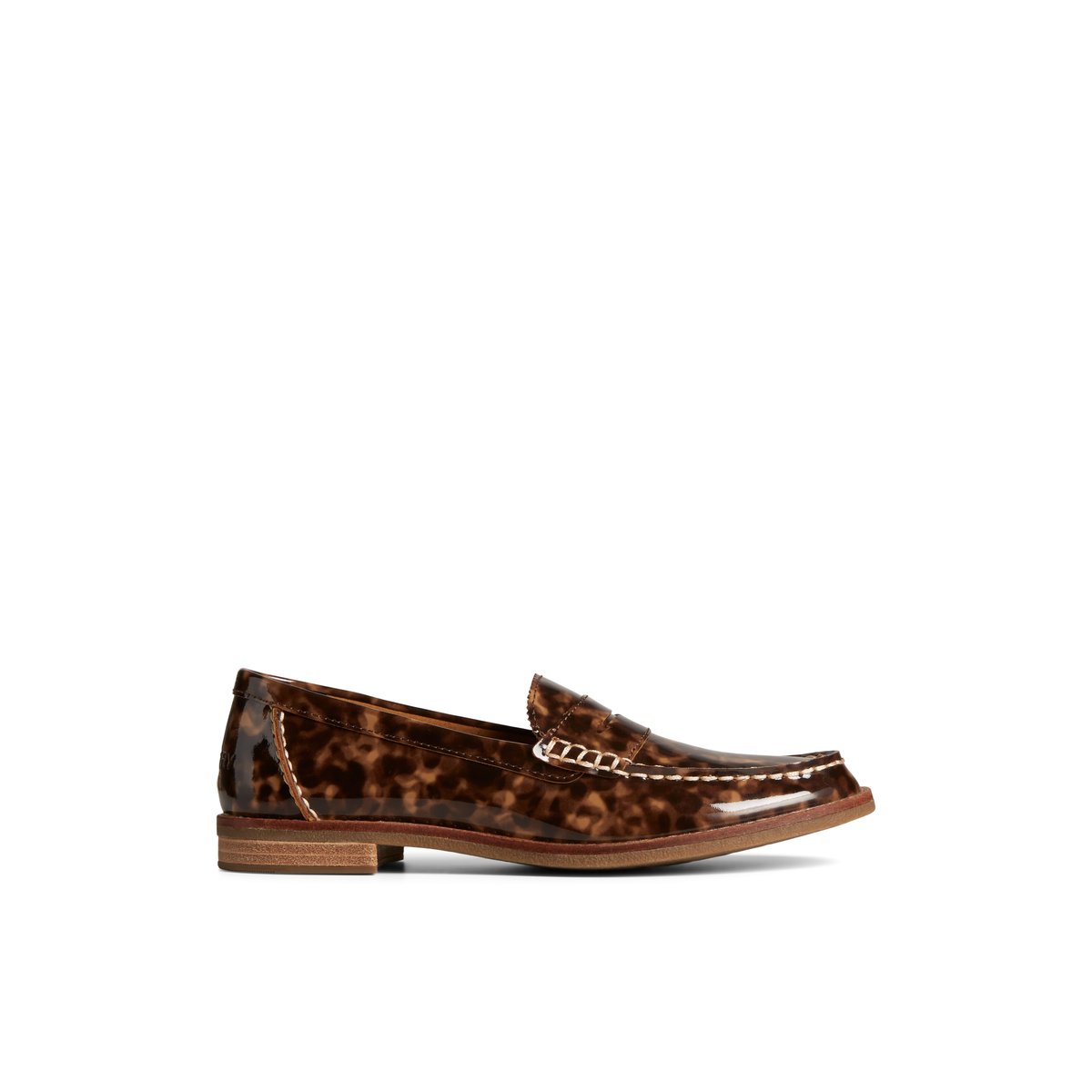 Sperry Seaport Penny Tortoise Leather Loafer Brown | EXINTD-639