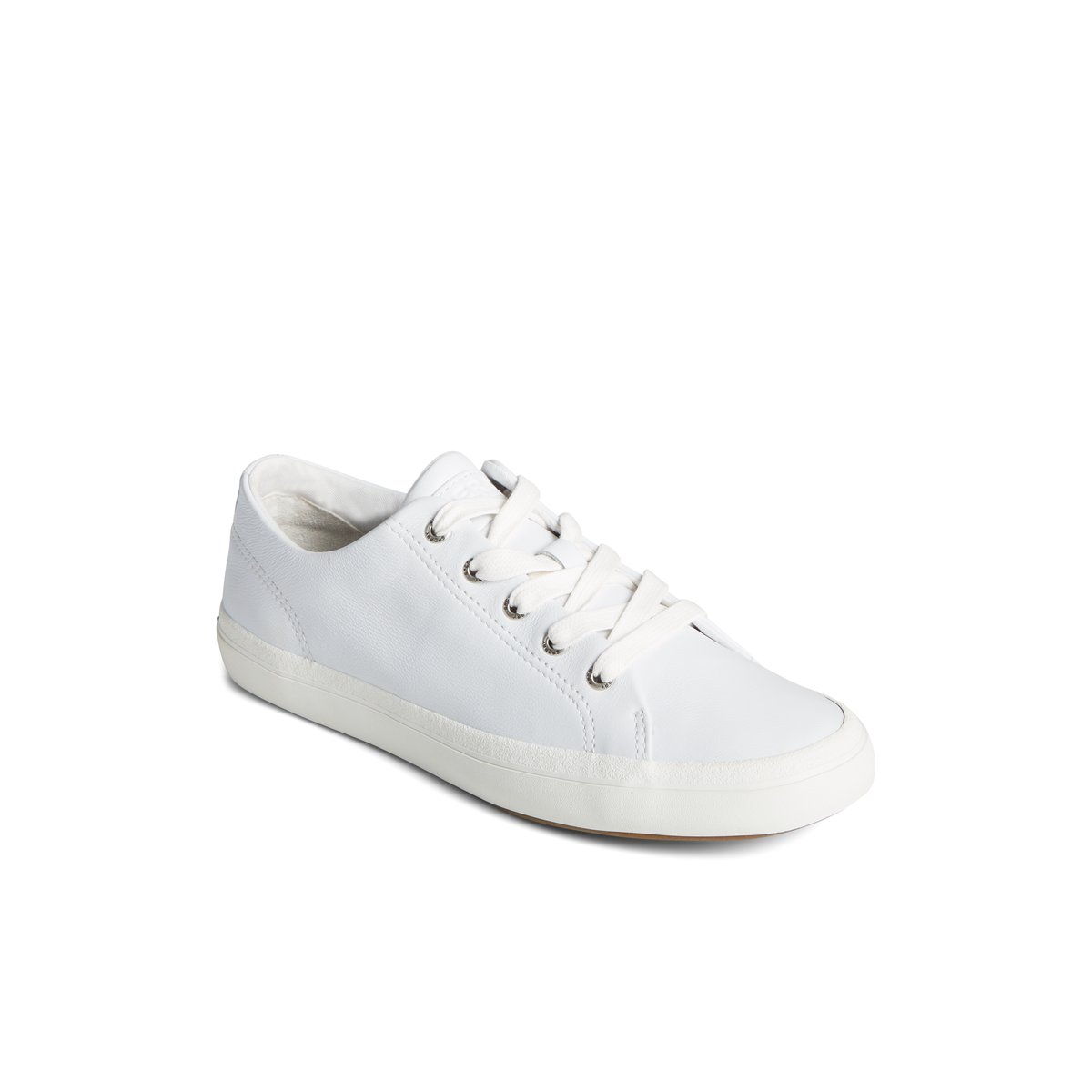 Sperry Striper II LTT Leather Sneaker White | QGISDW-124