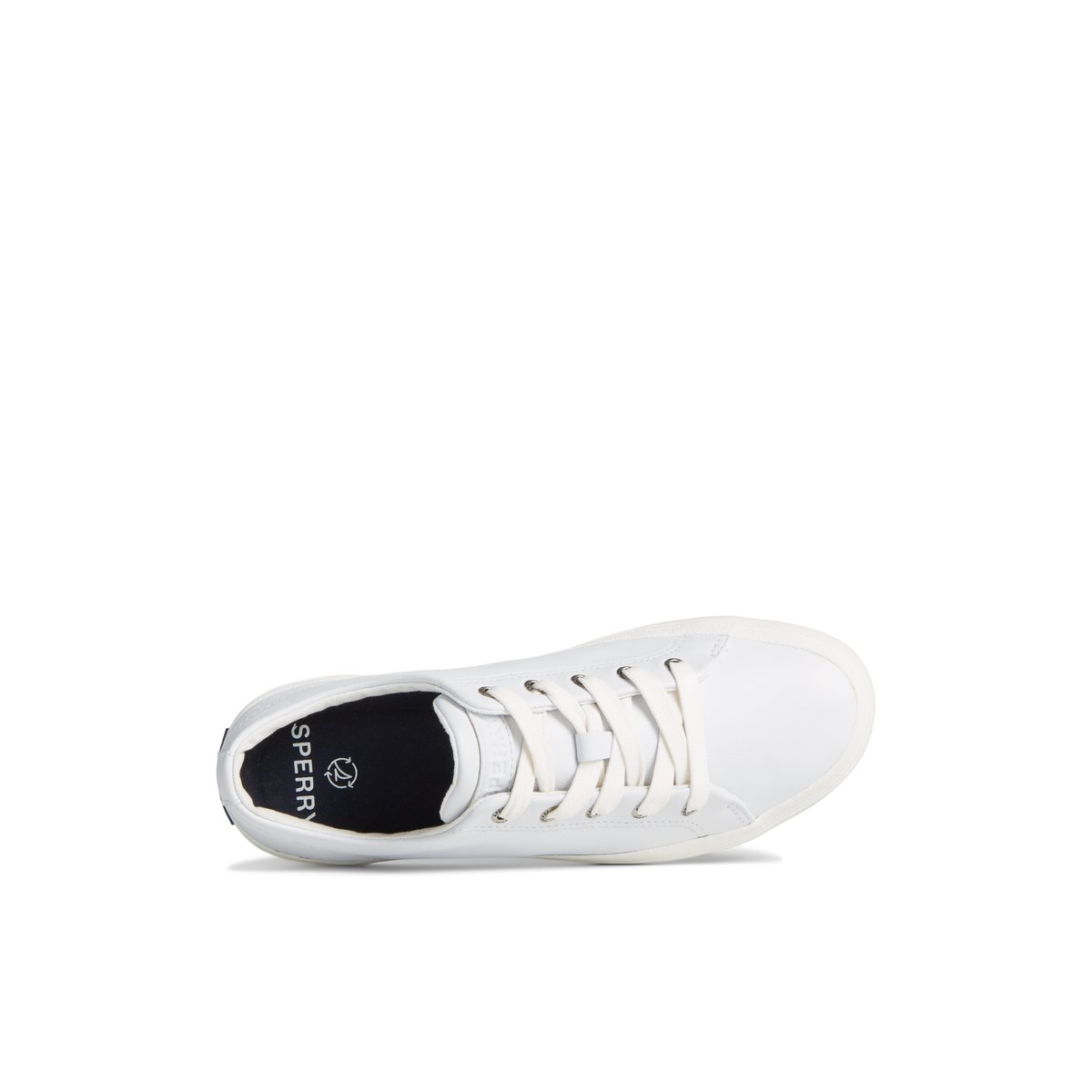 Sperry Striper II LTT Leather Sneaker White | QGISDW-124