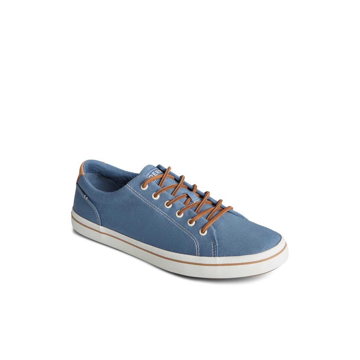 Sperry Striper II Linen LTT Sneaker Blue | YDMOFA-651