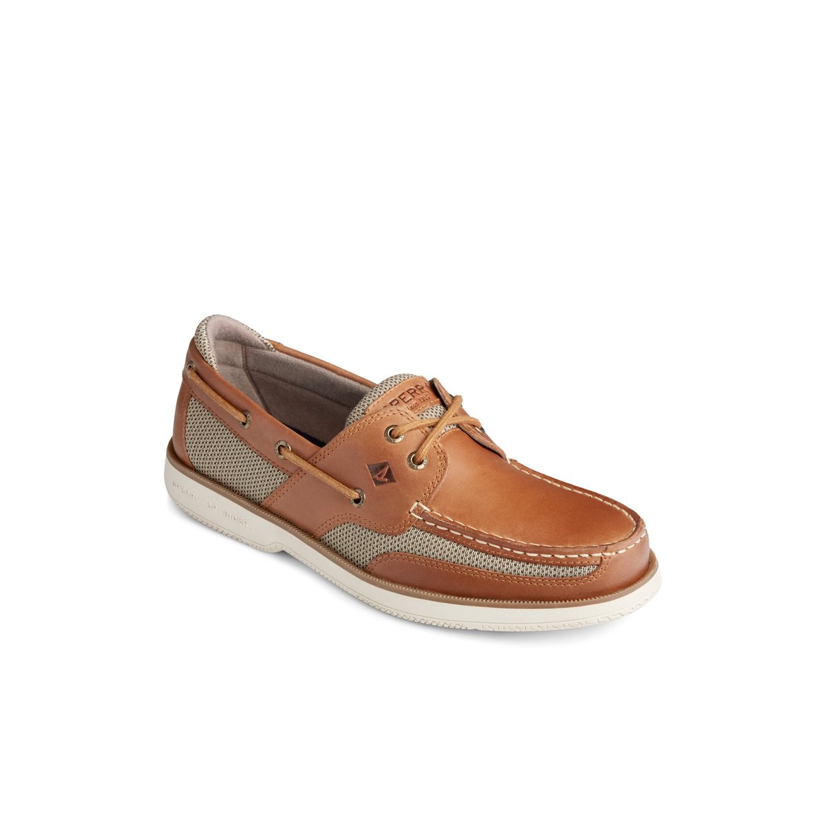 Sperry Surveyor 2-Eye Boat Shoe Beige | VCDXBW-591