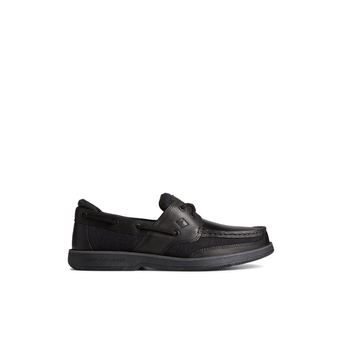 Sperry Surveyor 2-Eye Boat Shoe Black | MRWETB-738