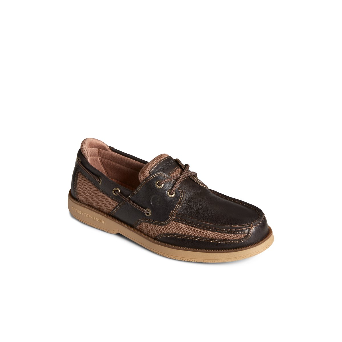 Sperry Surveyor 2-Eye Boat Shoe Dark Brown | QGDNYX-893