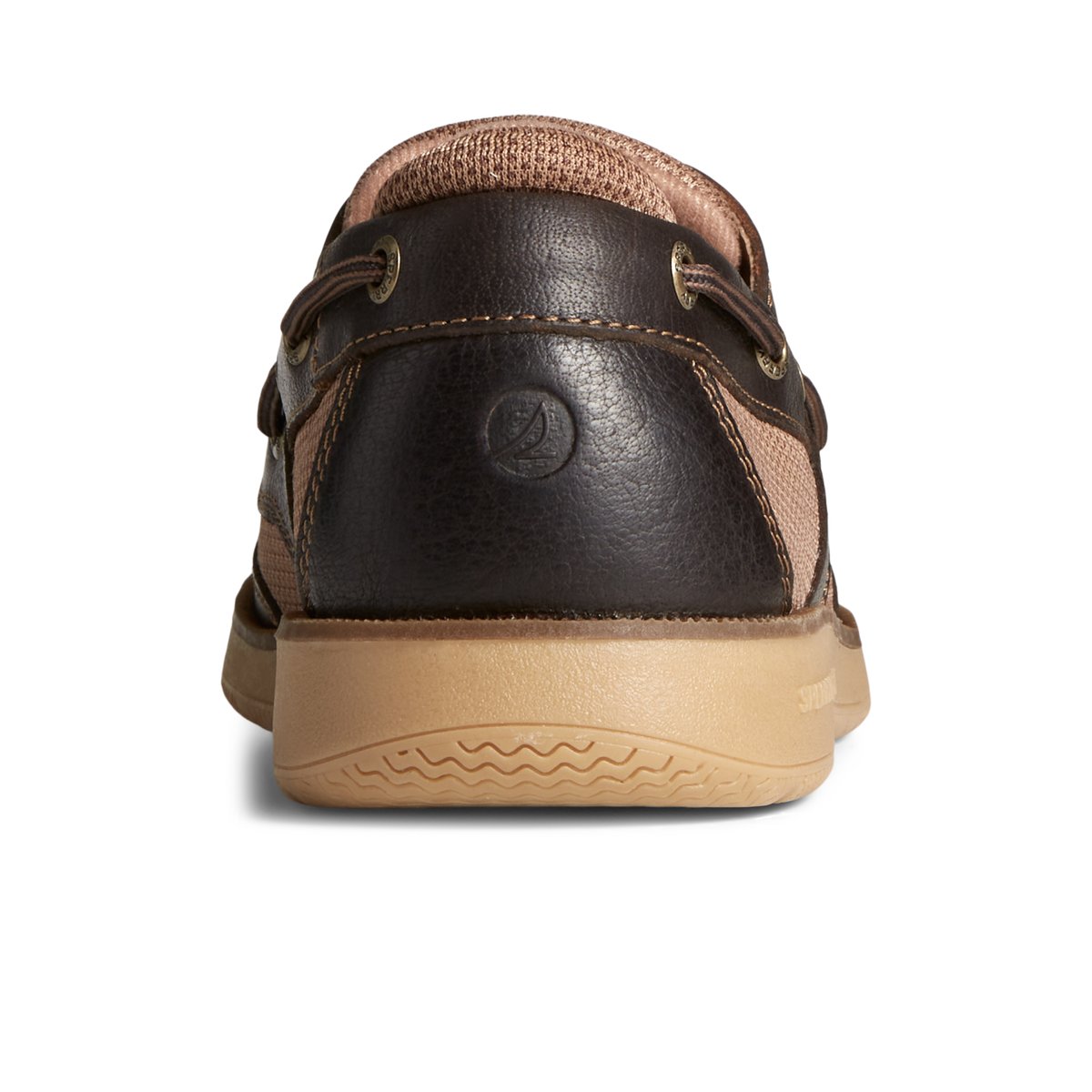 Sperry Surveyor 2-Eye Boat Shoe Dark Brown | QGDNYX-893