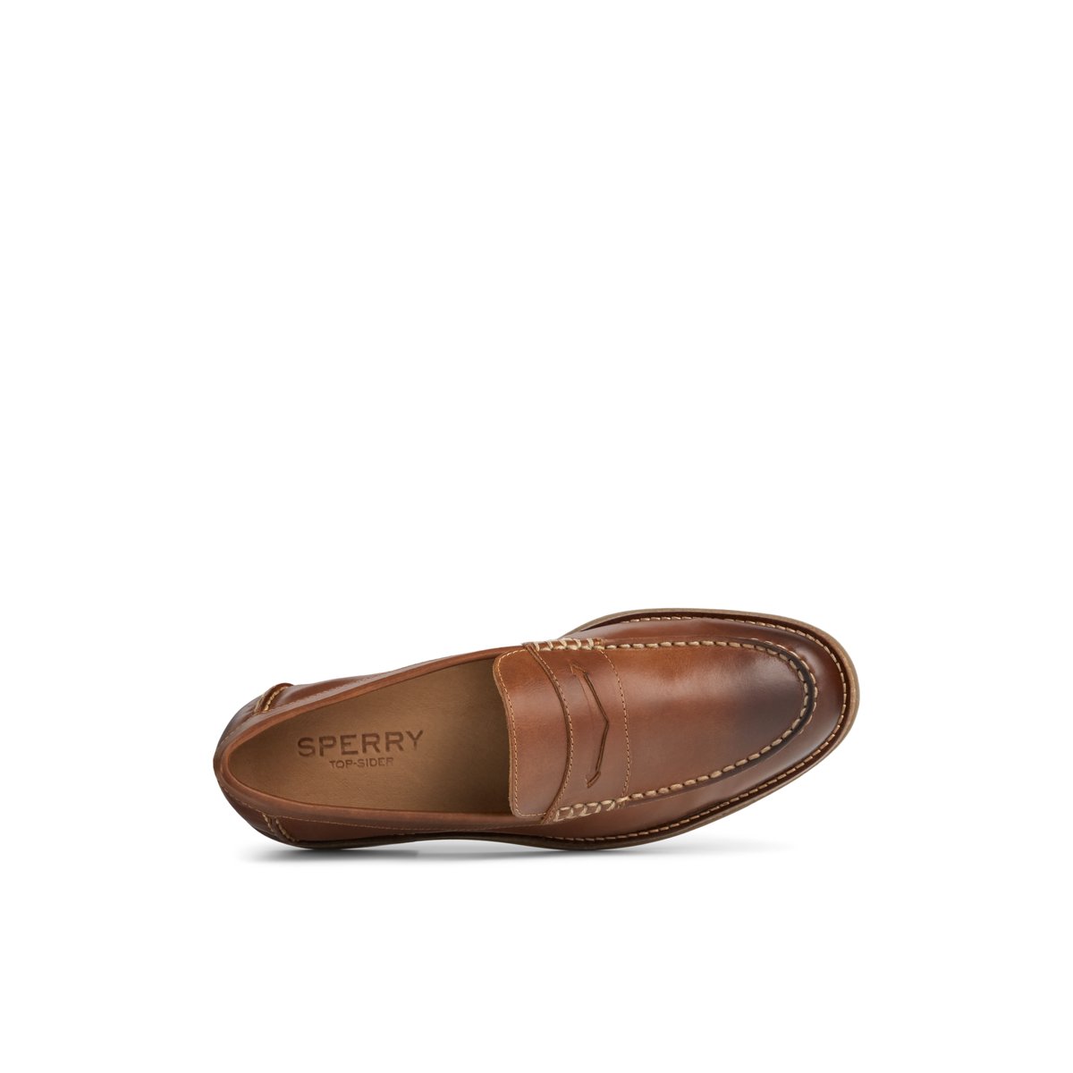 Sperry Topsfield Penny Loafer Beige | DLRZHN-805