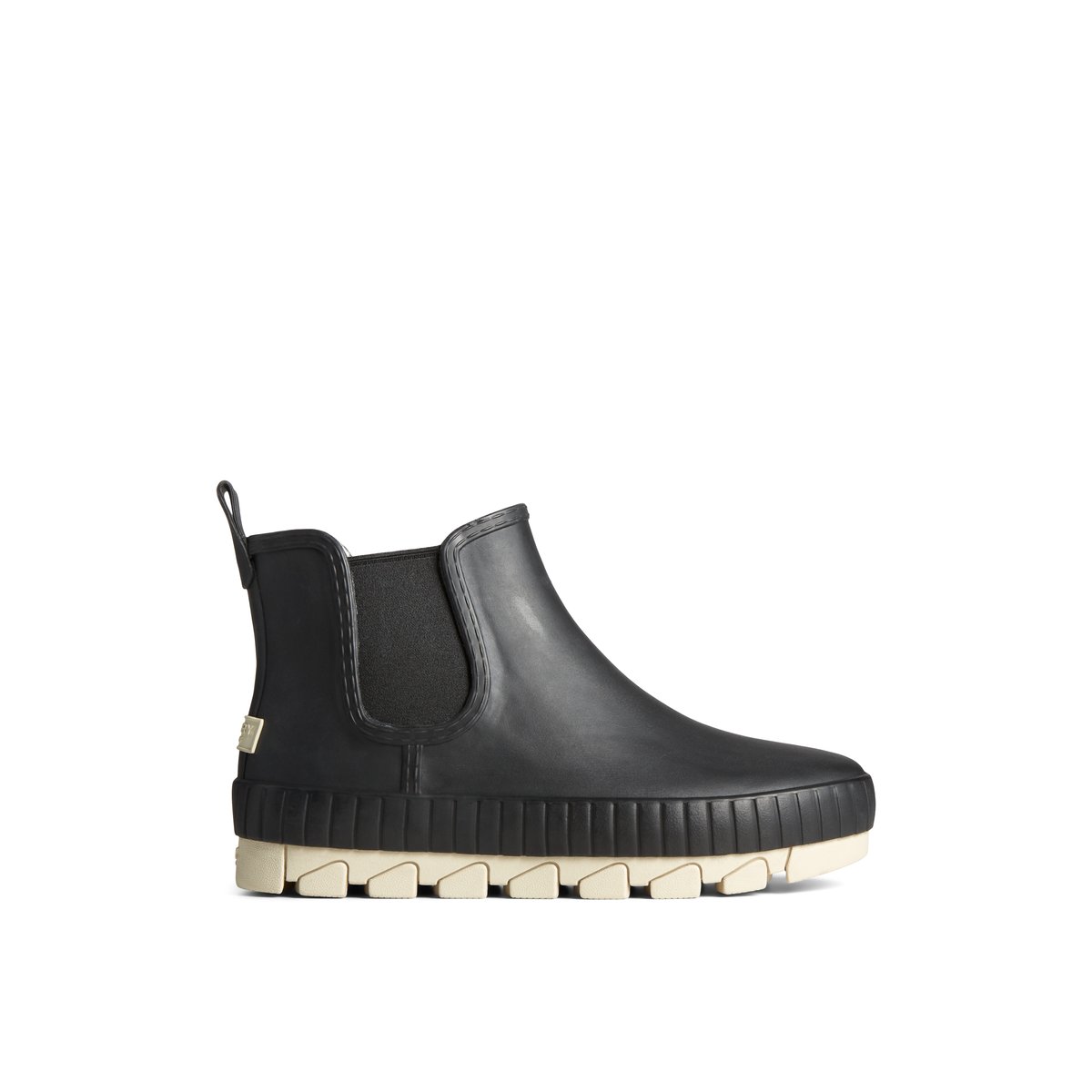 Sperry Torrent Chelsea Matte Waterproof Rain Boot Black | VEQAHY-408