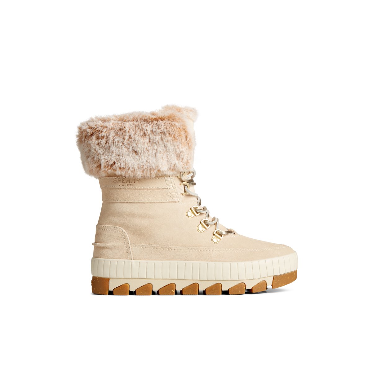 Sperry Torrent Lace Up Boot Beige | NAEKBJ-306